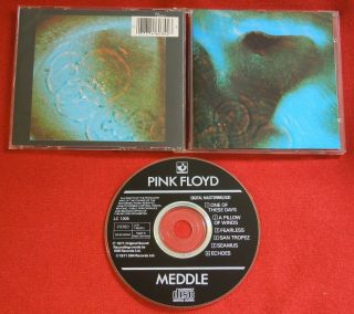 Pink Floyd Meddle West Germany Cd Black Face Label Rare 1pr Sonopress No Target