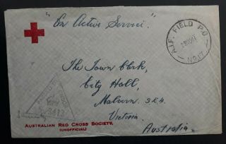 Very Rare 1941 Malaya Australian Forces Cover With A.  I.  F.  Field P.  O.  No 17 Cds