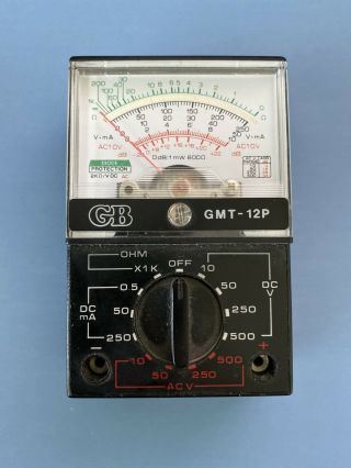 Vintage Multi Tester Analog 5 Function 12 Range Gmt - 12p Gardner Bender Meter