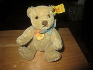 Vintage Steiff Teddy Bear 5 " Tall West Germany 0203/14 With Tags