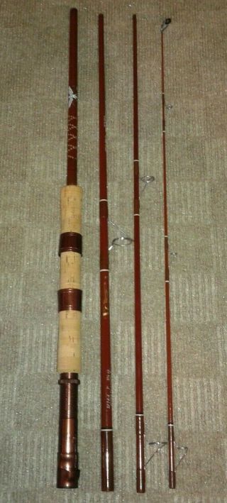 Vintage Rare 7’ Fenwick Voyageur Sf74 - 4 Piece Fly / Spin Combo Rod -