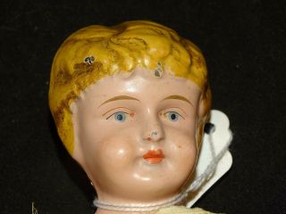 Antique 19th C Minerva Tin Head Doll Jointed Body Germany