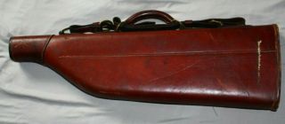 Vintage Antique Leather Leg O Mutton Gun Case No Lid
