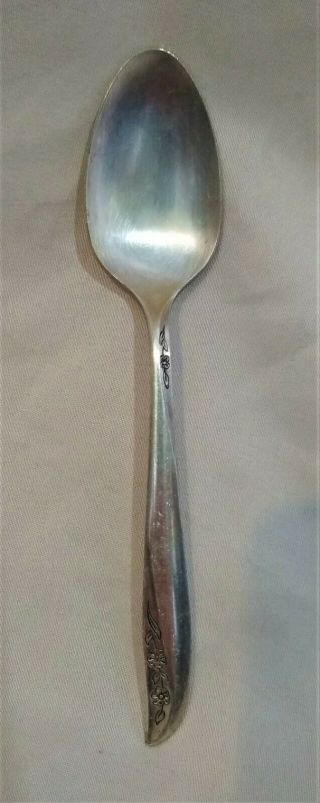 Lady Catherine Oneida Ltd Vintage Silverplate 6 " Serving Spoon - Wm A Rogers
