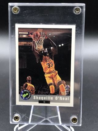 1992 CLASSIC SHAQUILLE O ' NEAL SHAQ RARE IN PACKS PROMO ROOKIE RC /10,  000 3