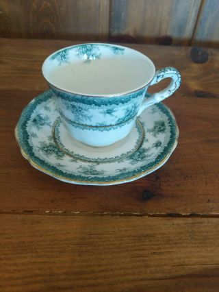 Antique John Maddock And Sons Hamilton Demitasse Cup And Saucer Rare Collectible