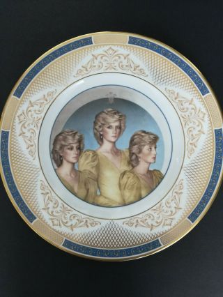Rare Royal Doulton Princess Diana Limited Edition Plate 1989 Signed