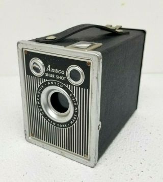 Antique Agfa Ansco Shur Shot Box 120 Roll Film Camera