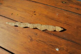 Aboriginal Carved Snake Totem Figure - Old Handicraft Item Central Australia