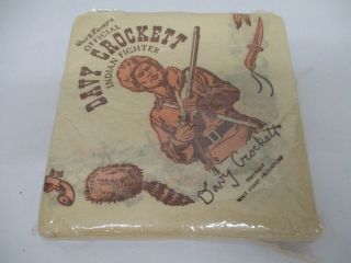 24 Rare 1955 Walt Disney World Davy Crockett Indian Fighter Napkin Group