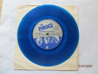 Rare Blue Vinyl Single Of 