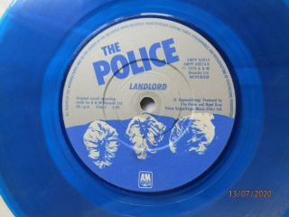 Rare Blue Vinyl Single of ' The Police ' 3