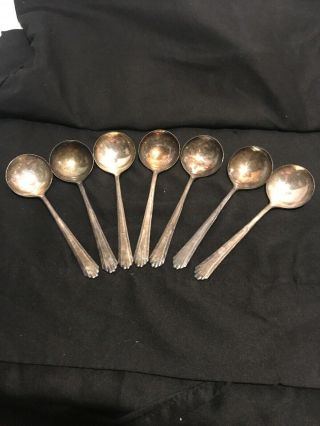 Silver Plate Soup Spoons National Silver Co