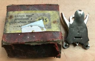 Rare Vintage Sykes No 875 Piston Ringer Piston Ring Removing & Replacing Tool
