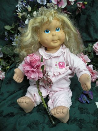 Vintage Hasbro 1986 Cloth Blonde Kid Sister Doll; My Buddy; Playskool