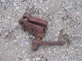Vintage Mccormick Farmall Ih Plow (1) Mounting Bracket Colter To Frame