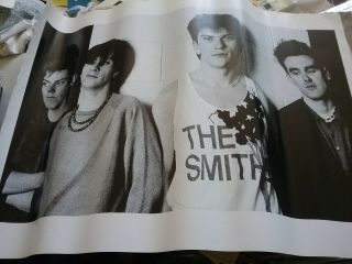 The Smiths 1980s Uk 35 X 25 Poster Nmint Rare Vtg Htf