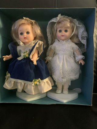 Vintage Vogue Ginny Dolls Bride Or Communion Doll And Holiday Girl Doll