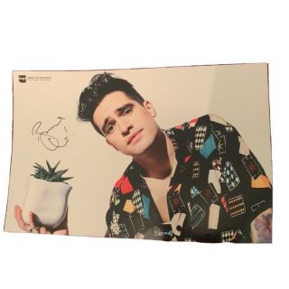 Rare Brendon Urie Of Panic At The Disco 100 Authentic Autographed Poster