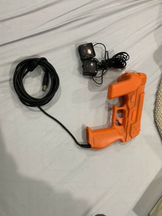 Namco Nc - 109 Guncon 3 Orange Light Gun With Sensors Playstation 3 Rare