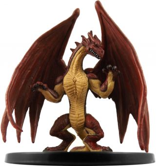D&d Mini Young Red Dragon Pathfinder Rr 60 Dungeons & Dragons Miniature Rare