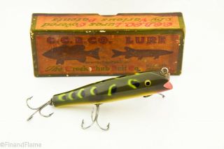 Vintage Creek Chub Frog Spot Darter Minnow Antique Fishing Lure Mc6