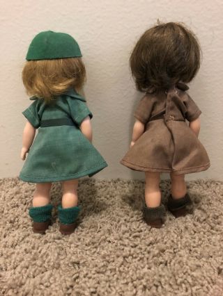 Vintage (1965) Effanbee Girl Scout & Brownie Scout,  (Set Of 2),  8 1/2 Inch (HC) 3