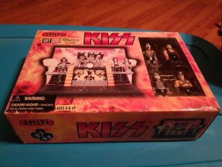 Rare Kiss Alive Ii Action Figure 40 Piece Playset By Smiti 2002 Nrfb