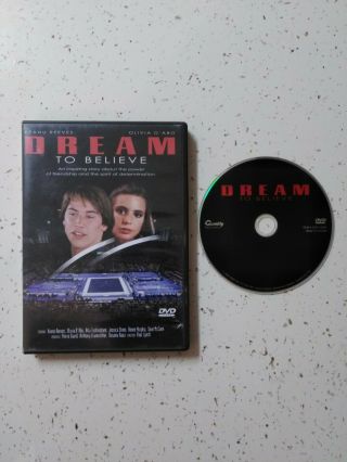 Dream To Believe.  Dvd.  Rare Oop 1986 (aka Flying) Keanu Reeves 1st Movie.