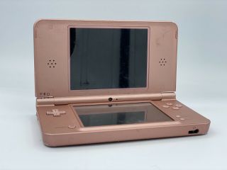 Rare Nintendo Dsi Xl Metallic Pink Rose Handheld System Only
