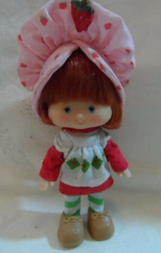 Vintage Ssc Strawberry Shortcake Doll With Shoes And Hat (1)