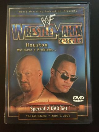 Wwf Wrestlemania X - Seven 17 Dvd Wwf Very Rare Oop Wrestling Desc