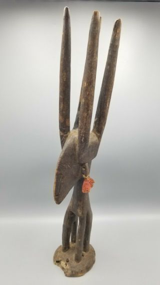 Bamana Bambara Sogo Ni Kun Chi Wara Antelope Headdress African Tribal Art