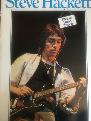 Genesis Steve Hackett Please Don’t Touch Rare Poster Promo Only 1978