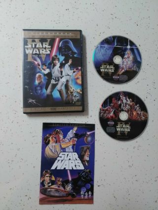 Star Wars Episode Iv: A Hope [limited Edition].  Dvd.  Rare Two Disc.