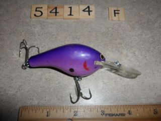 T5414 F Bagley Diving Balsa B 3 Db3 Blended Purple Fishing Lure