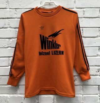Vintage Adidas 1980s Goalkeeper Shirt Jersey Ultra Rare Made In West Germany 1