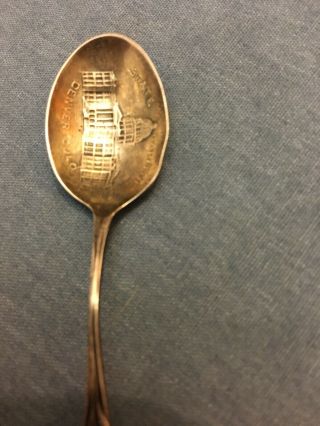 Antique Sterling Silver Souvenir Spoon Denver Colorado State Capital 2
