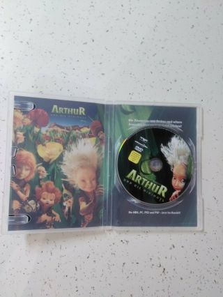ARTHUR UND DIE MINIMOYS.  DVD.  Rare.  Germany Release. 3