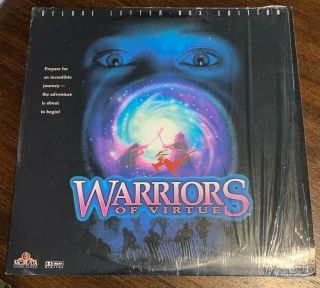 Extremely Rare Warriors Of Virtue Deluxe Letter - Box Edition Laserdisc Ld