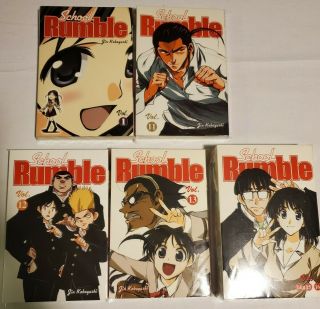 School Rumble Vol 1,  11 - 16 Manga Jin Kobayashi English Rare Oop