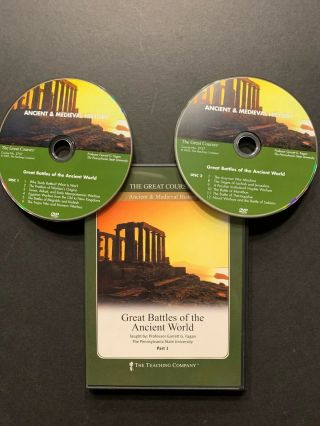 Rare Dvd Set - " Great Battles Of The Ancient World " - 4 Dvd 