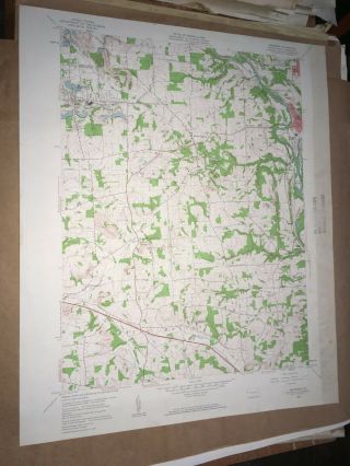 Bessemer Pa Lawrence County Usgs Topographical Geological Survey Quadrangle Map