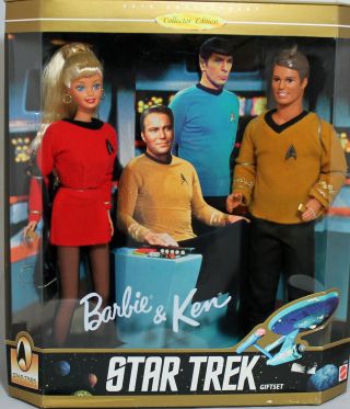 Barbie 15006 Ln Box 1996 Barbie & Ken Star Trek Gift Set