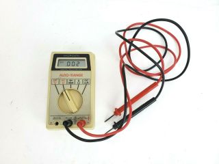 Vintage Radio Shack Micronta 22 - 188 Lcd Digital Multimeter Auto Range