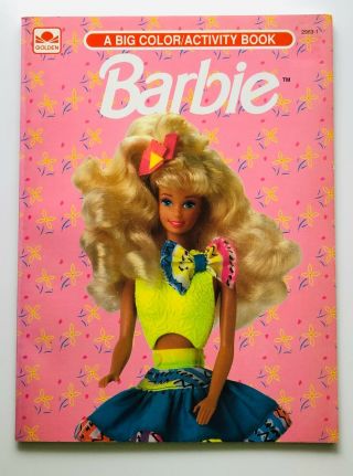 Vintage Barbie 1992 - A Big Color/activity Book
