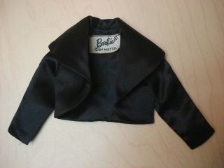 Vintage Barbie Black Satin Bolero Jacket