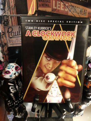 A Clockwork Orange (rare 2 Dvd Set Se) - Stanley Kubrick 1971 Classic - Ws Cc