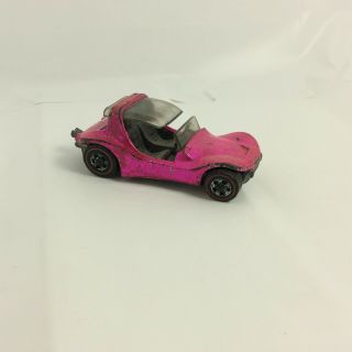 Hot Wheels Redlines Rare Pink Sand Crab Dark Interior Chrome On Wheels