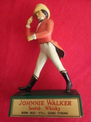 Rare Johnnie Walker Vintage Advertising Figurine Statue 1950 